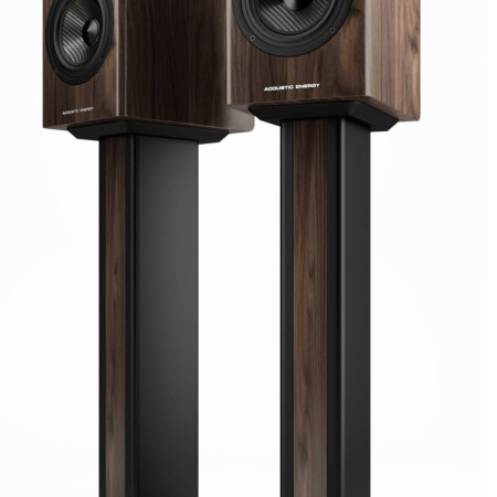 Acoustic Energy AE500s Aukštos klasės lentyninės kolonėlės su stovais (pora)