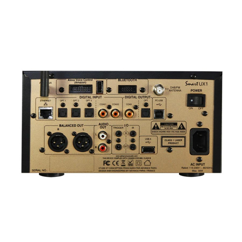 Advance Paris SmartLine UX1 CD grotuvas ir srautinis keitiklis