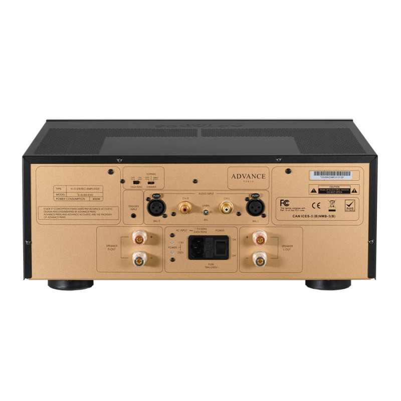 Advance Paris X-A160 EVO stereo galios stiprintuvas