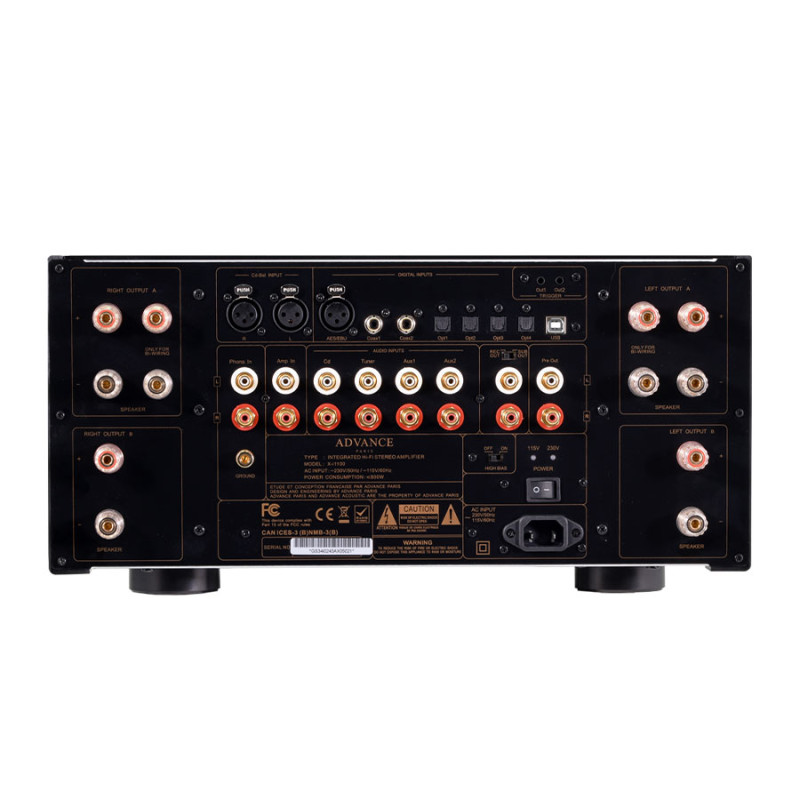 Advance Paris X-i1100 integruotas stiprintuvas