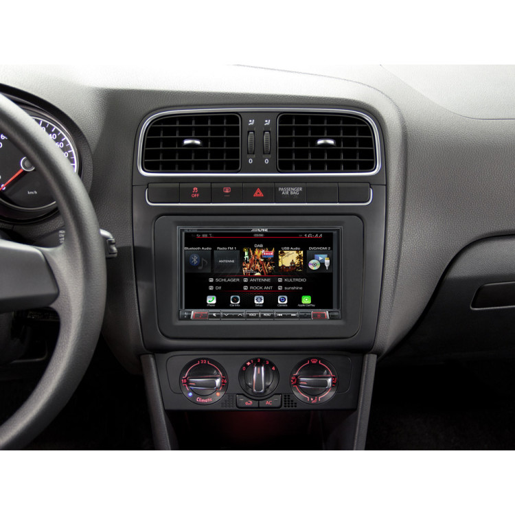 Alpine INE-W720DC 7 colių navigacija su TomTom žemėlapiais, įskaitant krovinių vežimo funkciją, suderinama su Apple CarPlay ir Android Auto