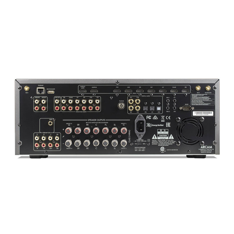 Arcam AVR11 namų kino A/B klasės 7.1.4 garso stiprintuvas