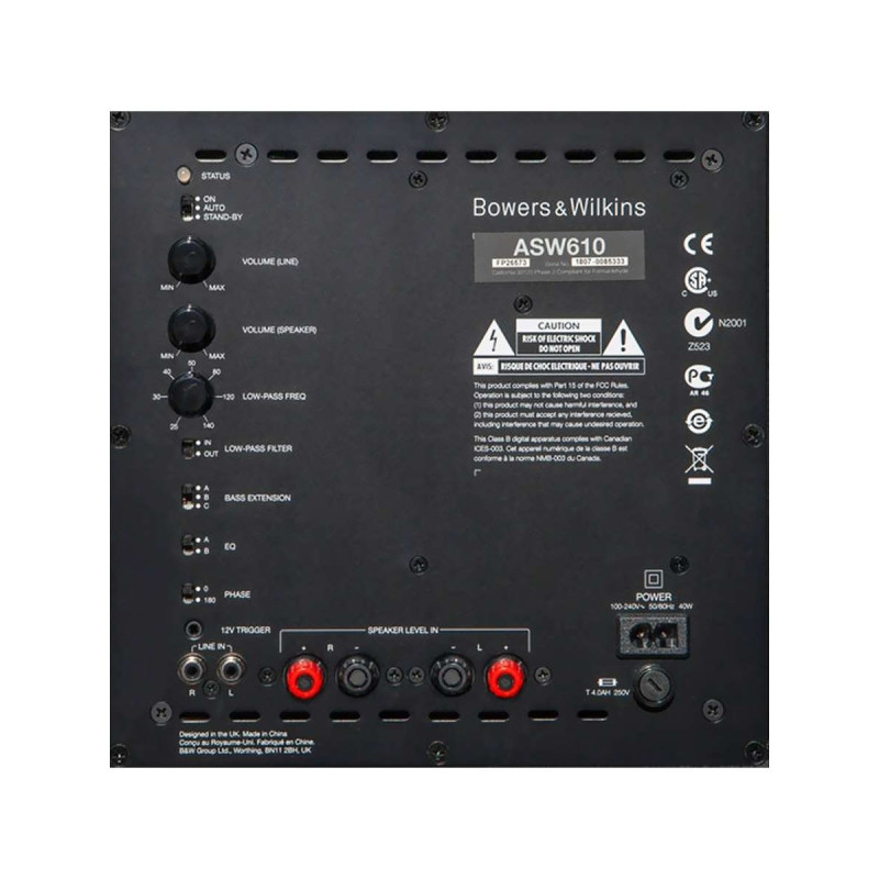 BOWERS & WILKINS ASW610  žemų dažnių kolonėlė 10