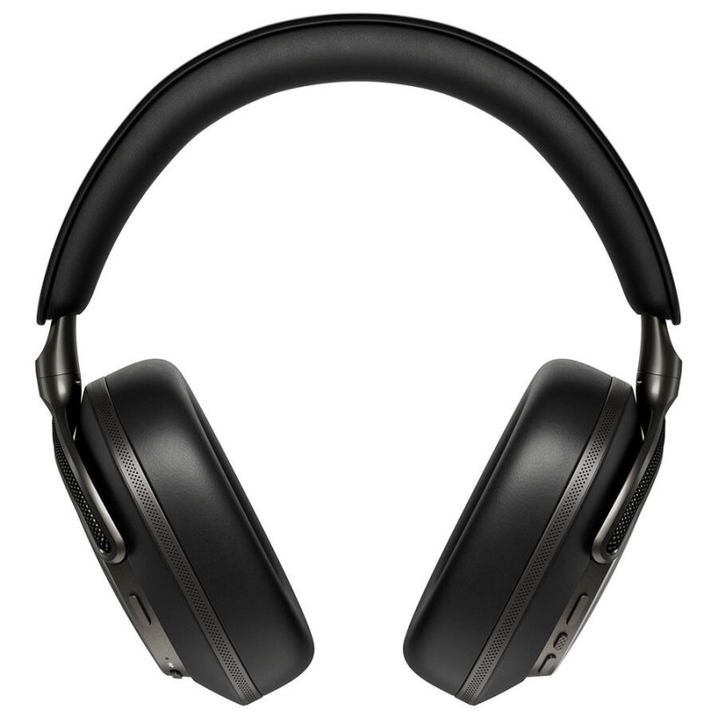 Bowers & Wilkins Px8 S2 Onyx Black belaidės Bluetooth ausinės, hibridinis triukšmo slopinimas