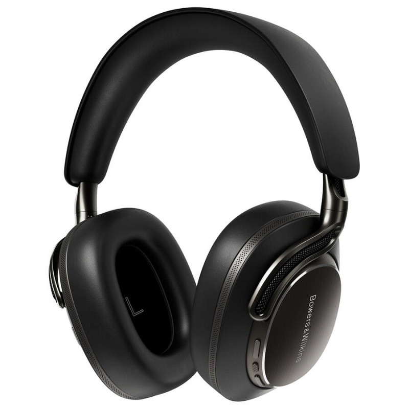 Bowers & Wilkins Px8 S2 Onyx Black belaidės Bluetooth ausinės, hibridinis triukšmo slopinimas