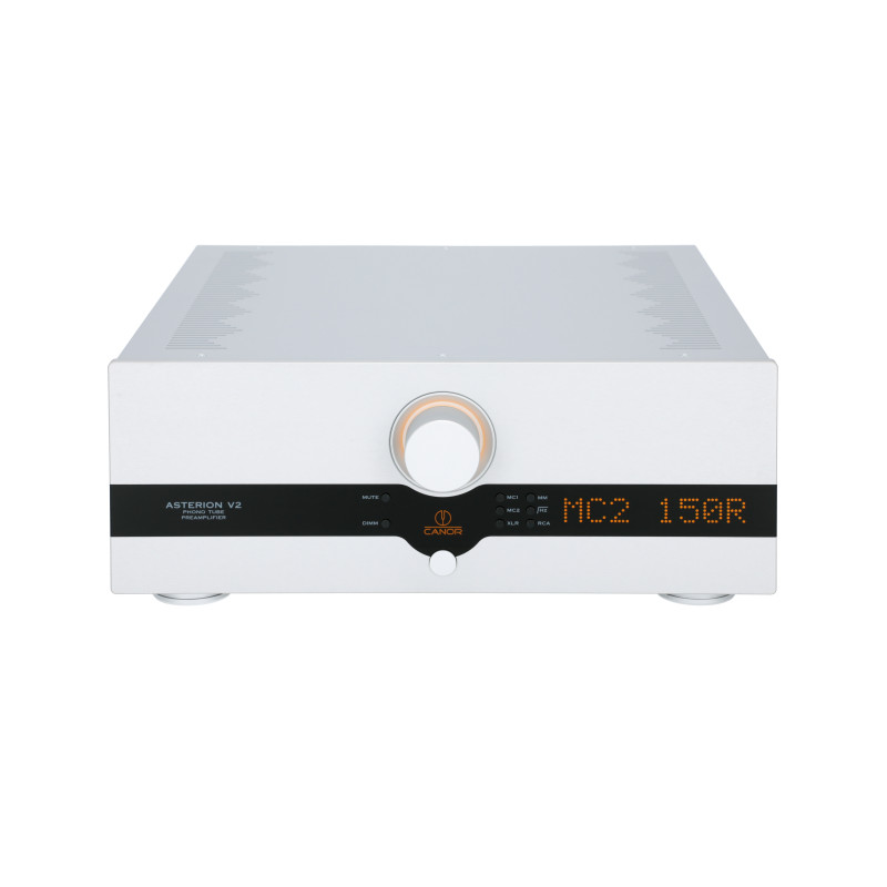 Canor Asterion V2 pradinis patefono lempinis stiprintuvas MM/MC su RCA/XLR