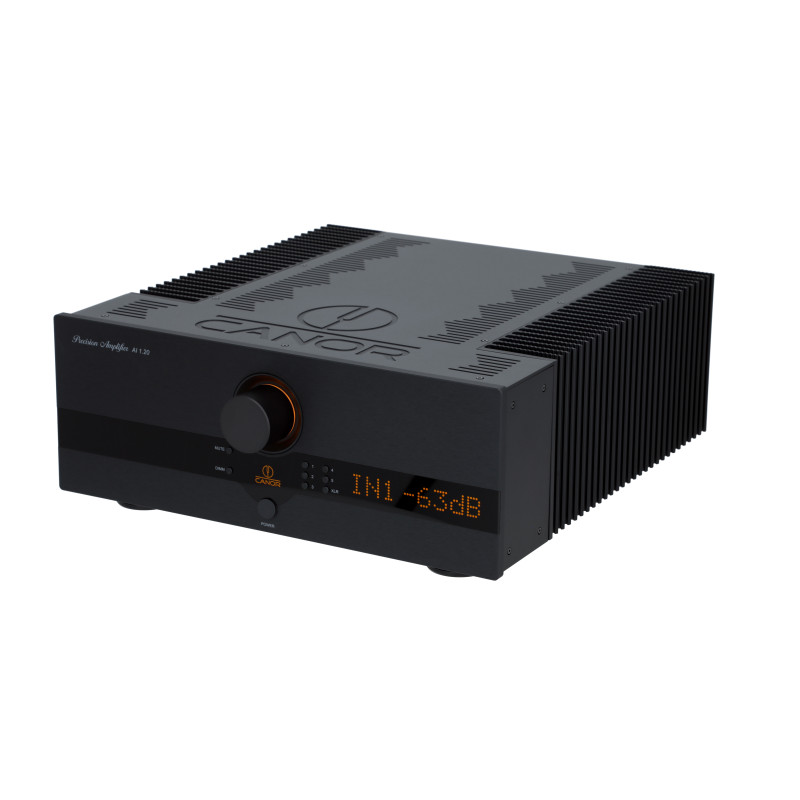 Canor AI 1.20 lempinis integruotas stiprintuvas, galingumas class A 2 x 50W