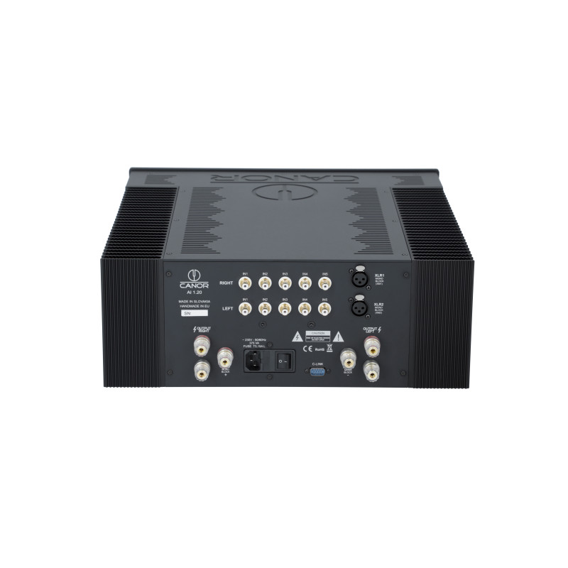 Canor AI 1.20 lempinis integruotas stiprintuvas, galingumas class A 2 x 50W