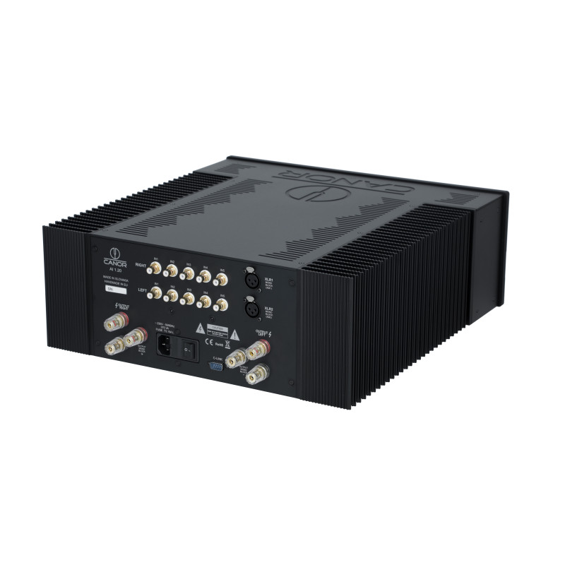 Canor AI 1.20 lempinis integruotas stiprintuvas, galingumas class A 2 x 50W