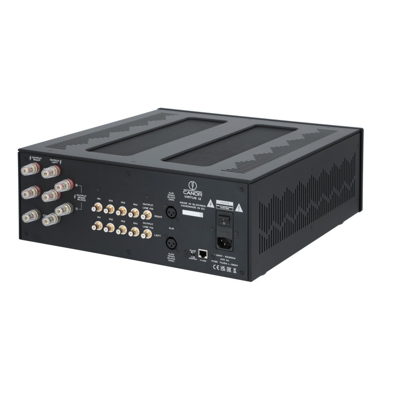 Canor Virtus I2 lempinis integruotas stiprintuvas, galingumas class A 2 x 40W