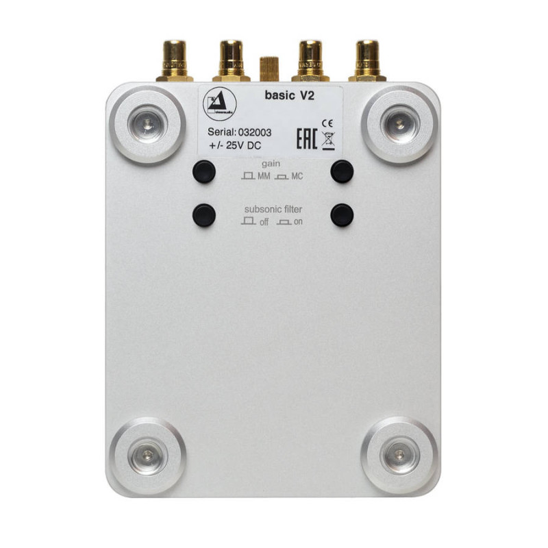 Clearaudio Basic V2 Phono stiprintuvas, White