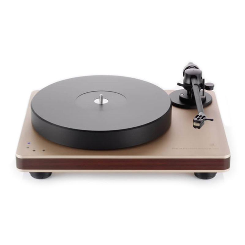 Clearaudio Performance DC patefonas, Rose gold/ Wood