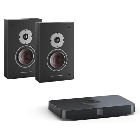 OBERON OW C + HUB COMPACT aktyvios, lentyninės garso kolonėlės su siūstuvu, komplektas