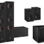 Dali OPTICON 8/1/VOKAL MK2 + SUB E-12 F namų kino 5.1 komplektas