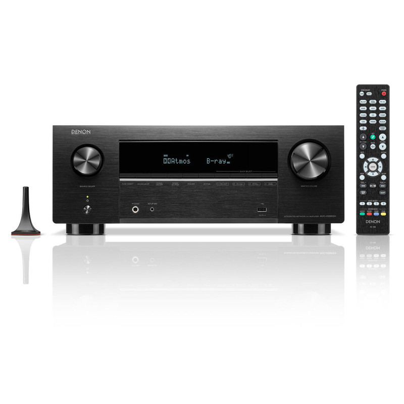 Denon AVR-X2850H DAB 7,2 kanalų 8K AV imtuvas su valdymu balsu HEOS, AirPlay, Google Assist, Alexa