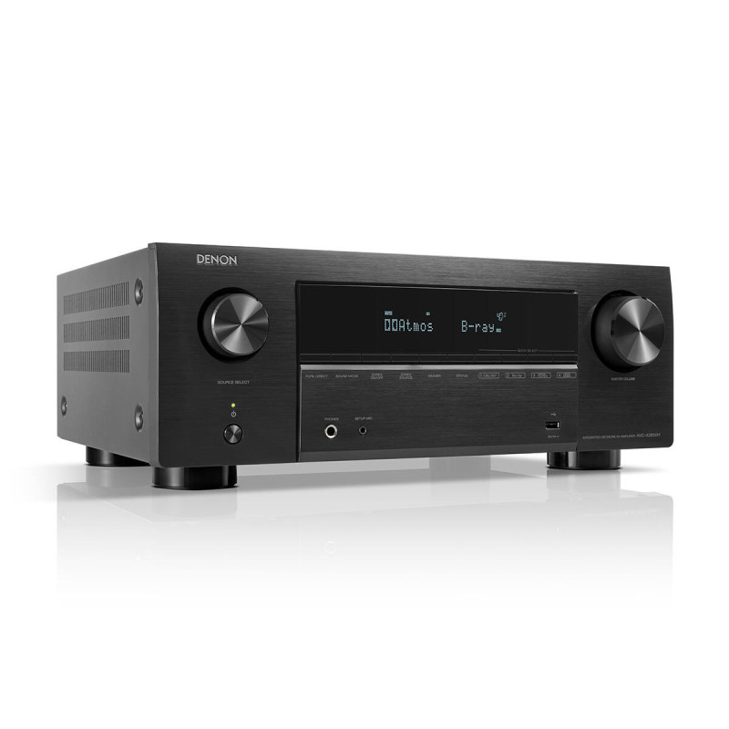 Denon AVR-X2850H DAB 7,2 kanalų 8K AV imtuvas su valdymu balsu HEOS, AirPlay, Google Assist, Alexa