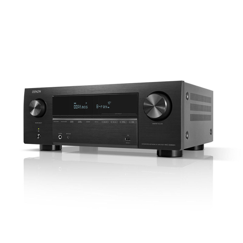 Denon AVR-X2850H DAB 7,2 kanalų 8K AV imtuvas su valdymu balsu HEOS, AirPlay, Google Assist, Alexa