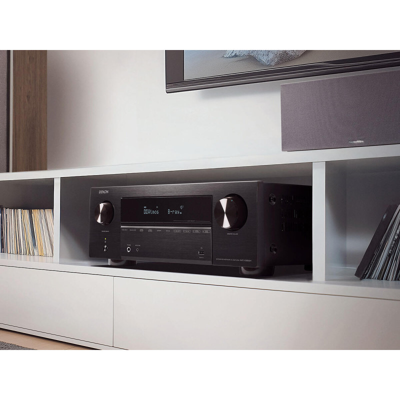 Denon AVR-X2850H DAB 7,2 kanalų 8K AV imtuvas su valdymu balsu HEOS, AirPlay, Google Assist, Alexa