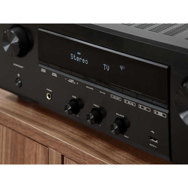 Denon DRA-900H stereo tinklinis stiprintuvas, galingumas 145W, 8K HDMI, Interneto radijas, Spotify, USB, Bluetooth, Heos Multiroom #Nemokamas pristatymas
