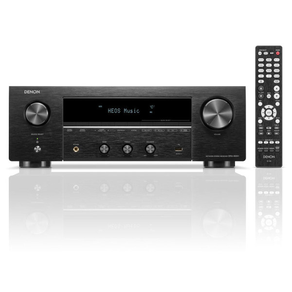 Denon DRA-900H stereo tinklinis stiprintuvas, galingumas 145W, 8K HDMI, Interneto radijas, Spotify, USB, Bluetooth, Heos Multiroom #Nemokamas pristatymas
