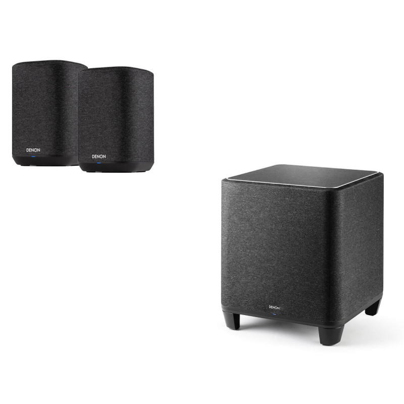 Denon 2 x HOME 150 / SUBWOOFER stereo belaidis 2.1 komplektas