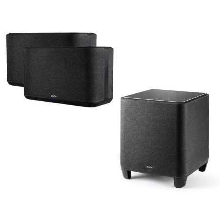 Denon 2 x HOME 350 / SUBWOOFER stereo belaidis 2.1 komplektas