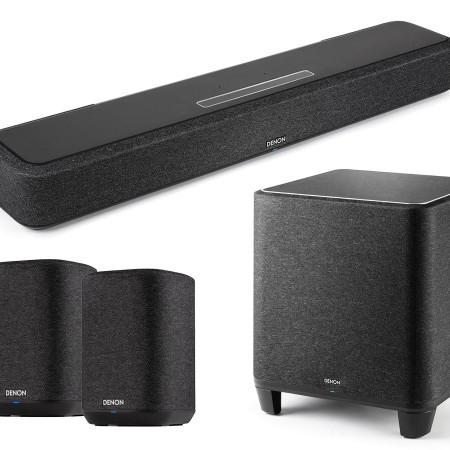 Denon HOME SOUND BAR 550 / SUBWOOFER / 2x HOME 150 namų kino 5.1komplektas