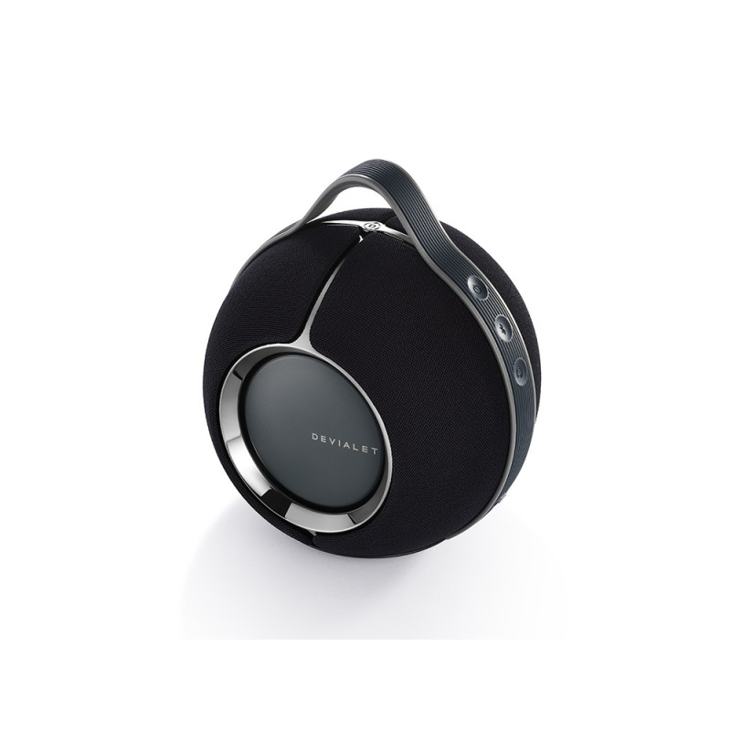 Devialet Mania Black, aktyvi garso kolonėlė su akumuliatoriumi ir tinklo grotuvu