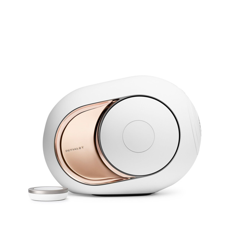Devialet Phantom I 108 dB Gold, belaidis garsiakalbis – Bluetooth, Wi-Fi, HPAV ,galingumas 1100 vatų