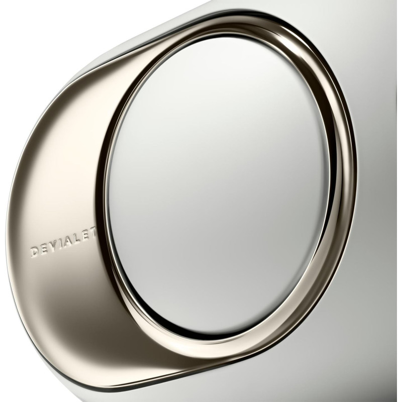 Devialet Phantom Ultimate 98 dB Light Pearl, belaidis garsiakalbis – Bluetooth, Wi-Fi, HPAV, galia 1100W