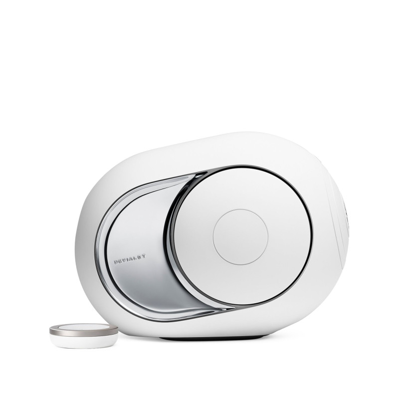 Devialet Phantom I 103 dB Light Chrome, belaidis garsiakalbis – Bluetooth, Wi-Fi, HPAV ,galingumas 500 vatų