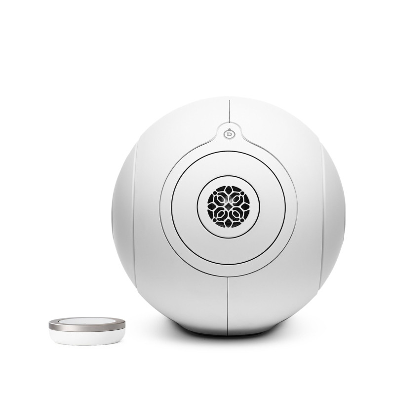 Devialet Phantom I 103 dB Light Chrome, belaidis garsiakalbis – Bluetooth, Wi-Fi, HPAV ,galingumas 500 vatų
