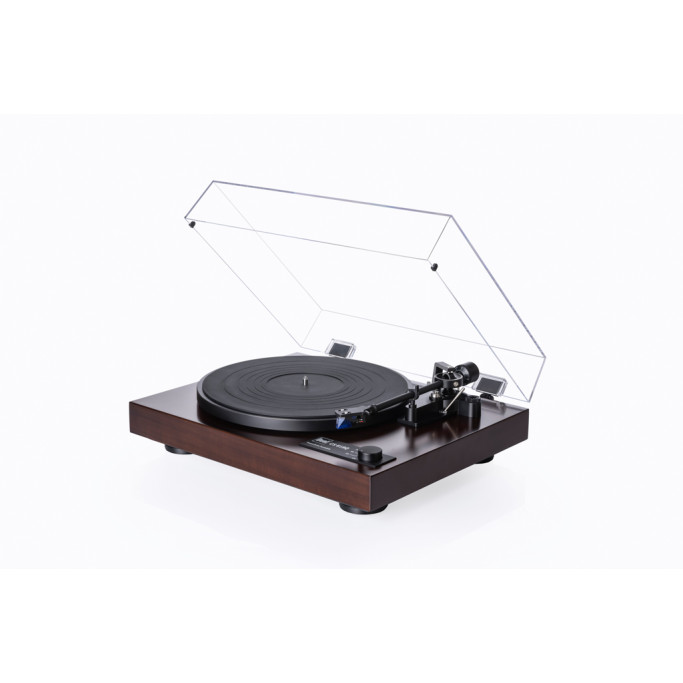 Dual CS 618 Walnut Ortofon 2M Blue, patefonas su pradiniu stiprintuvu #Nemokamas pristatymas