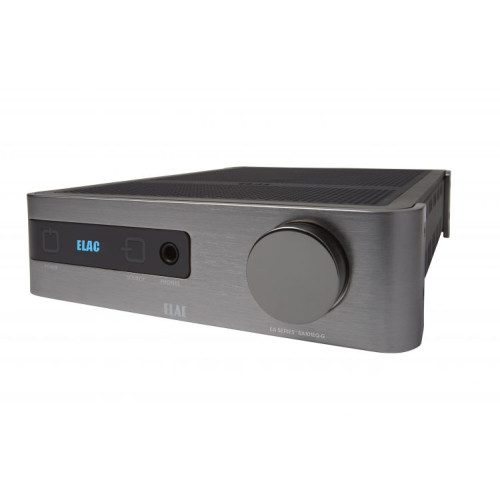ELAC EA101EQ-G  integruotas stiprintuvas su DSP, galingumas 2 x 80W, valdomas aplikacija, USB DAC, SUB Out