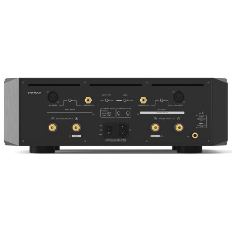 Eversolo AMP-F10, stereo galios stiprintuvas, galingumas 2x320W