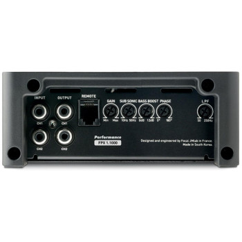 FOCAL   FPX1.1000  automobilinis stiprintuvas  1 kanalo, galingumas (1Ω): 1x1000W RMS