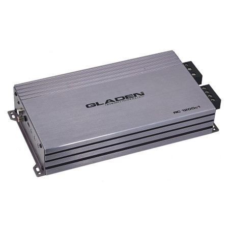 GLADEN AUDIO RC 1200c1  mono galios automobilinis stiprintuvas, galingumas 1.200w