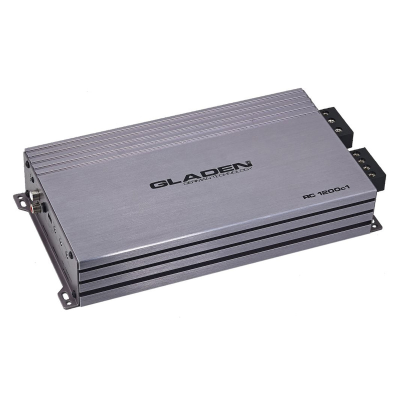 GLADEN AUDIO RC 1200c1  mono galios automobilinis stiprintuvas, galingumas 1.200w