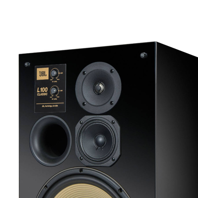JBL L100 Classic Black Edition lentyninės kolonėlės