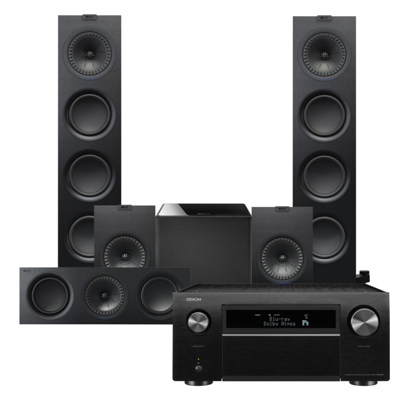 Namų kino 5.1 komplektas Denon AVC-X8500H su KEF Q950