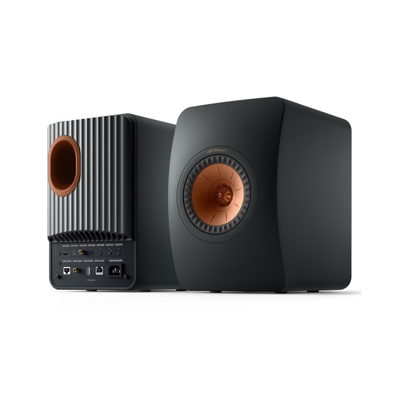 KEF LS50 Wireless II belaidės aktyvios lentyninės garso kolonėlės (pora) #Nemokamas pristatymas