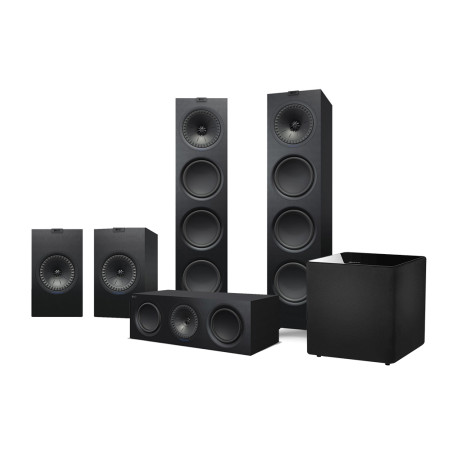 KEF Q750+Q150+Q250C+ SUB Kube 10 namų kino kolonėlių komplektas