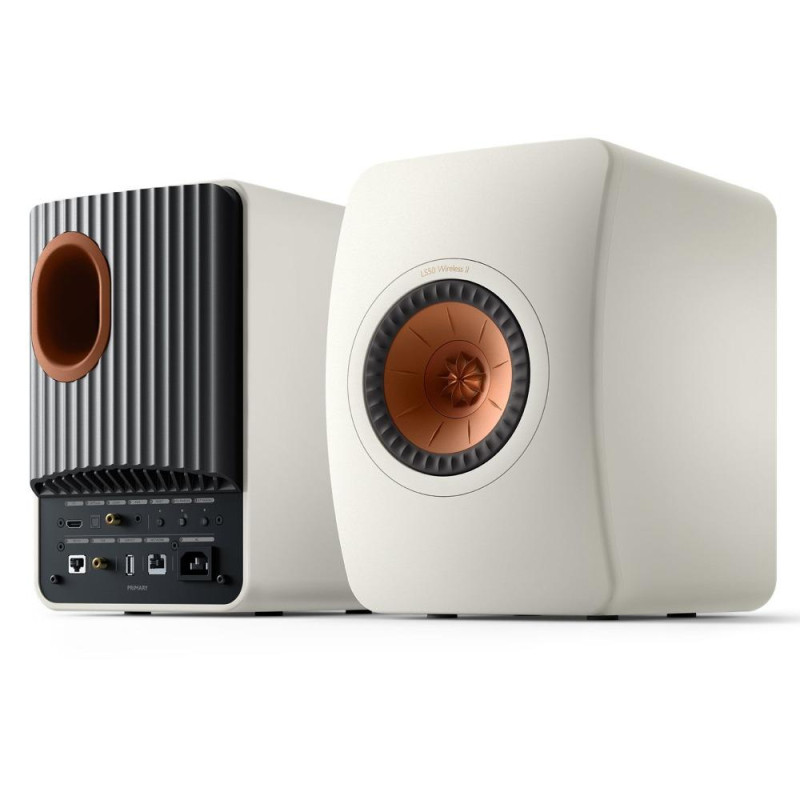 KEF LS50 Wireless II belaidės aktyvios lentyninės garso kolonėlės (pora) #Nemokamas pristatymas