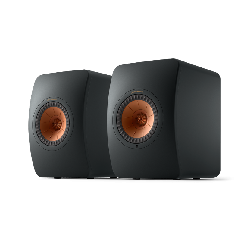 KEF LS50 Wireless II belaidės aktyvios lentyninės garso kolonėlės (pora) #Nemokamas pristatymas