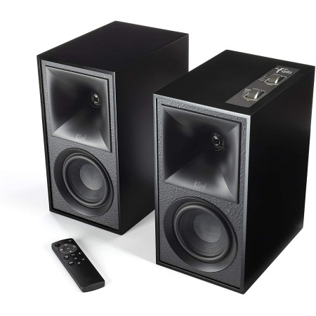 Klipsch The Fives aktyvios lentyninės garso kolonėlės, HDMI, DAC USB #Nemokamas pristatymas