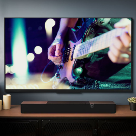 Klipsch FLEXUS XCORE 100 su HDMI eARC ir Dolby Atmos soundbaras