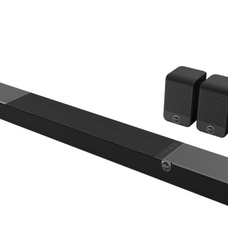 Klipsch 5.0 namų kino rinkinys FLEXUS XCORE 200 su HDMI eARC ir Dolby Atmos soundbaras