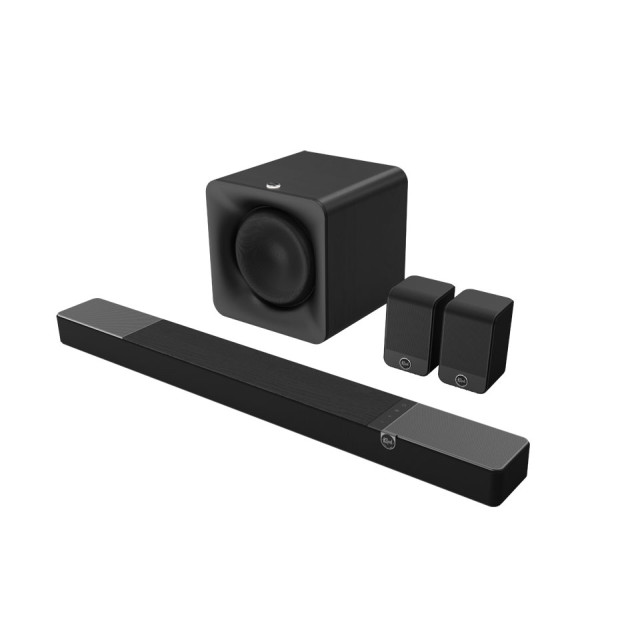 Klipsch 5.2.1 namų kino rinkinys FLEXUS XCORE 200 su HDMI eARC ir Dolby Atmos soundbaras