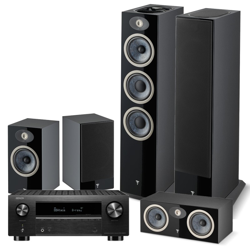 Namų kino komplektas Denon AVR-X2800H + Focal THEVA N°3-D + Focal THEVA N°1 + Focal THEVA CENTER