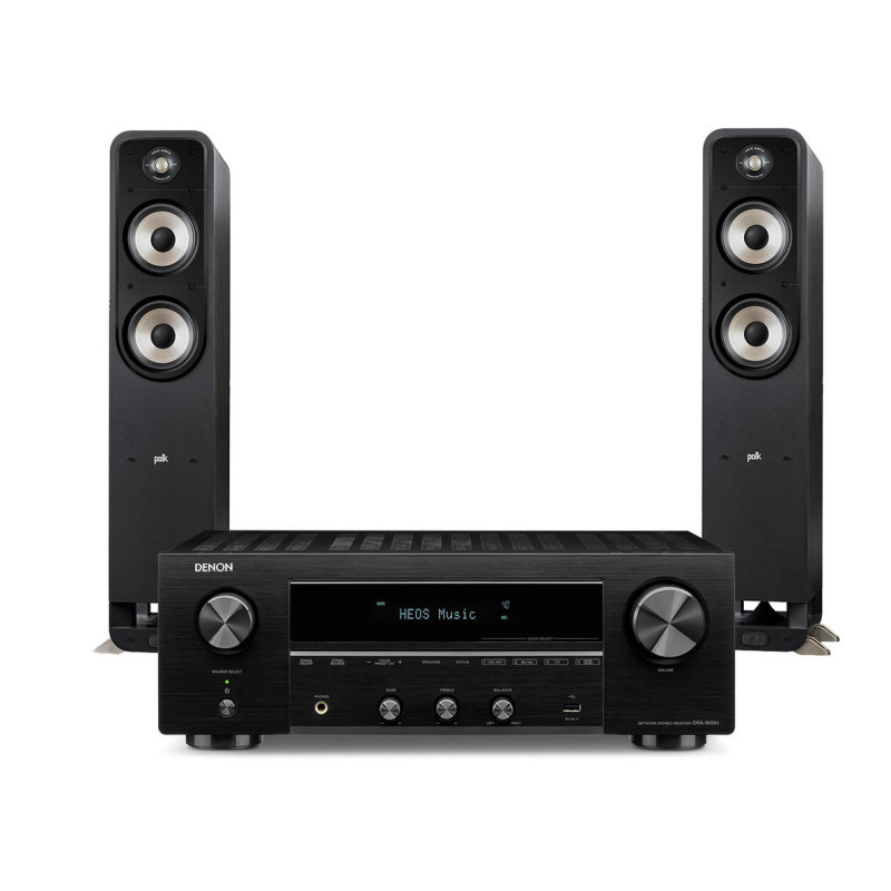 Stereo komplektas Denon DRA-800 su Polk Audio Signature S55E #Nemokamas pristatymas